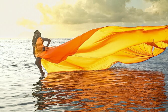 OceanShootJamaica Flying Dress, Montego Bay - Flying Dress, real ocean water, and why it works