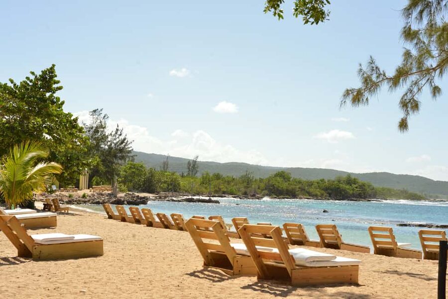 Ocho Rios: Bamboo Beach Club VIP Pass with Lunch and Drinks - The Lunch Spread: Jerk, Fish, and a Real Dessert Moment