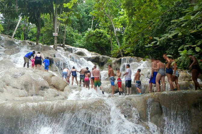 Ocho Rios Day Tour 3 in 1 Combo - Stop 1 Option: Blue Hole Pools, Mini-Cliffs, and Tarzan Swings