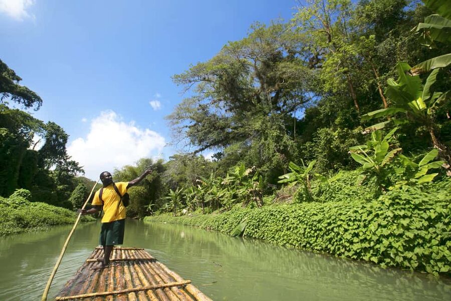 Ocho Rios: Horseback Riding in the Ocean and Bamboo Rafting - Fern Gully: the rainy, fern-covered tunnel that sets the mood