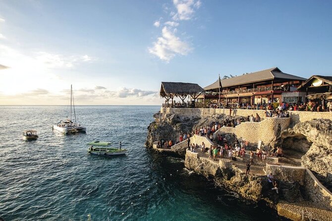 PARTY Catamaran Cruise with Snorkeling Rick's Cafe ADULTS ONLY - Stop Two at Margaritaville Negril: Beach Time and Sandy Cove Snorkeling