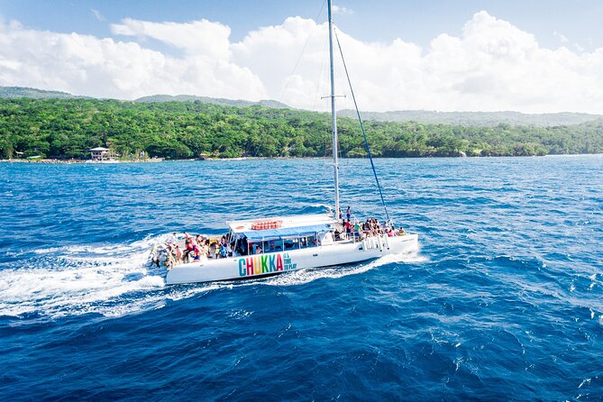 Party Catamaran with Dunns River Climb from Montego Bay - Montego Bay Pickup, Ride Time, and When You Start Moving