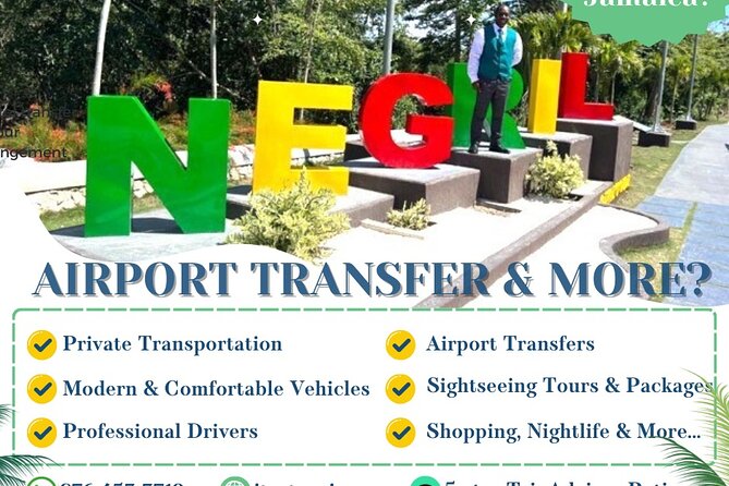 Private Airport Transfer Montego Bay Airport to Negril (One-Way) - Private and A/C comfort that actually matters after a flight