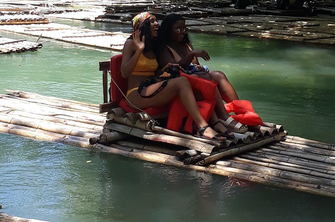 Private Bamboo Rafting along Great River with Pickup - On the water: vegetation views and culture along the Great River