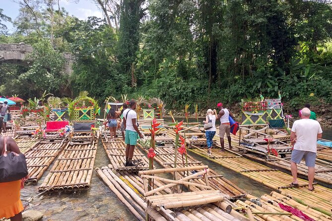 Private Bamboo River Raft with Limestone Massage in Montego Bay - A private 30-ft bamboo raft plus limestone foot massage