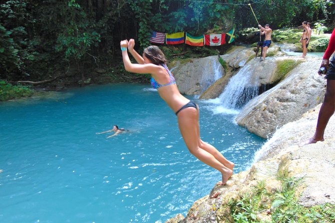 Private Blue Hole & Secret Falls Day Trip plus Shopping from Montego Bay Hotels - Private ride from Montego Bay or Grand Palladium, up to four