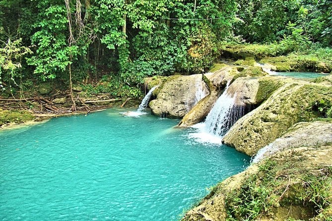[PRIVATE] Blue Hole & Secret Falls Tour with Entrance Fees - Blue Hole: tickets, life vests, and choosing your water adventure