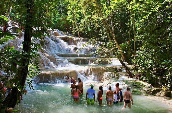 Private Dunn's River Falls Adventure from Montego Bay - Columbus Park: open-air museum time with ocean views