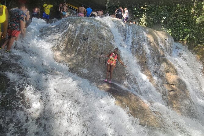 Private Dunn's River Falls, Ocho Rios Sightseeing and shopping - Beach time after the climb, not just a quick dip