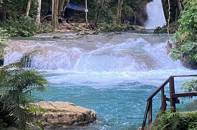 Private Horseback Riding with Blue Hole River Tour in Montego Bay - Blue Hole River Moment: Safe Plunge, Climb, and Photo-Worthy Energy