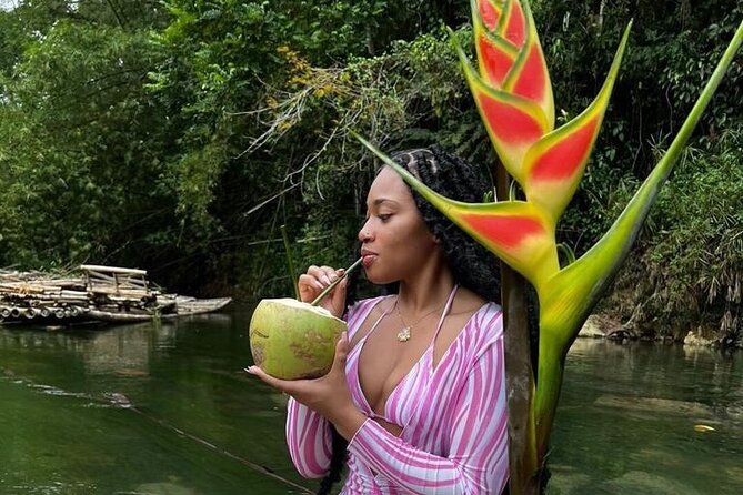 Private River Bamboo Raft with Limestone Foot Massage in Montego Bay - Lethe River bamboo rafting in Montego Bay, where the day goes quiet