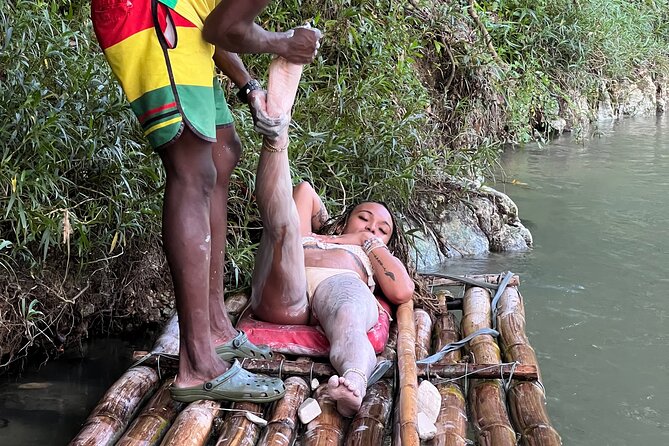 Private Tour Bamboo Rafting & Limestone Massage In Montego Bay - Montego Bay sightseeing and a historical stop in 20 minutes