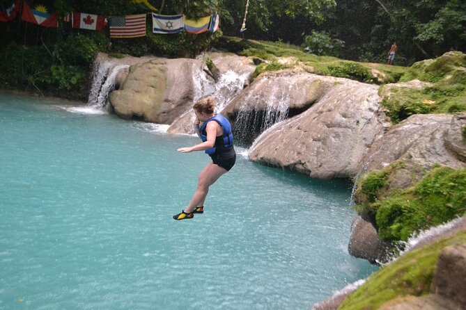Private Tour from Falmouth to Ocho Rios Blue Hole and shopping - Green Grotto caves and the slow-float break