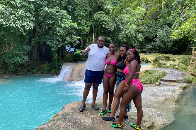 Rafting and Blue Hole Experience - Stop 1 at White River: pickup, sign-up, and getting ready