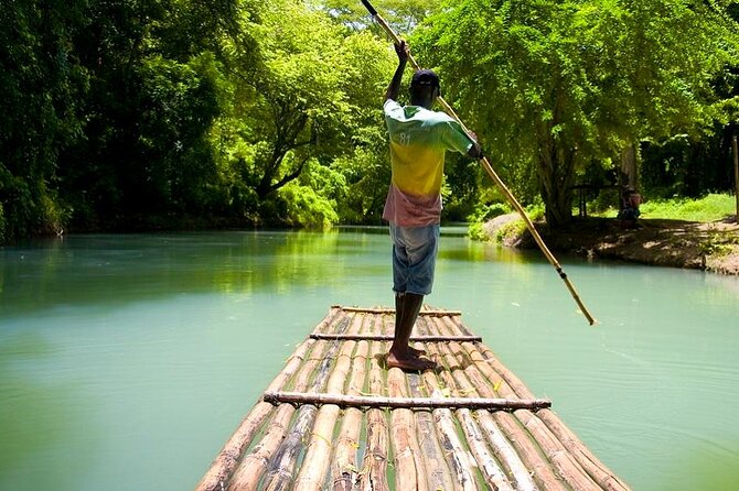 River Rafting in Jamaica - The Martha Brae Bamboo Raft Ride, Calm Water and Local Stories