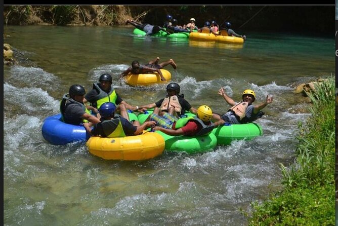 River rapids tubing rafting kayaking and beach Adventure - Price and value at about $119 per person