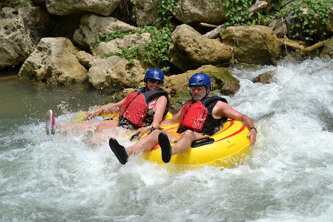 River Rapids Waterfalls Tubing and Beach Adventure with Transport - Transport From Montego Bay: Comfort Help, but Watch the Timing
