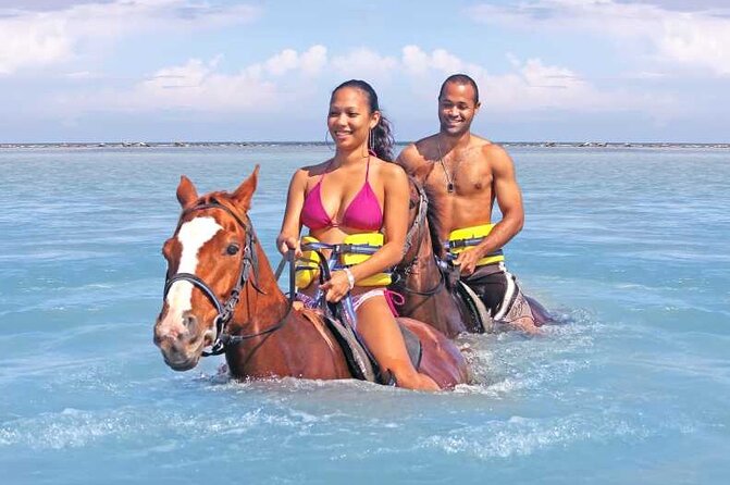 River Tubing, Horseback Riding and Blue Hole from Montego Bay - St. Anns Bay horseback riding: ocean views and community paths