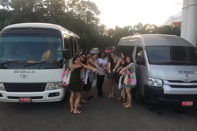 Roundtrip Private Shuttle from Ocho Rios to Blue Hole and Back - Snacks, Soda, Water, and Wi-Fi on the Way Back