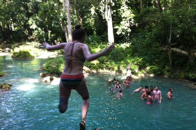 The Best of Dunn's River ,Blue Hole and Tubing from Ocho Rios - Blue Hole: hiking cascading falls, swimming, and your choice of action