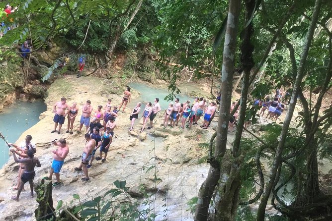 Tubing and Blue Hole Combo Tour from Falmouth - Stop 2: White River tubing through the valley at a guided pace