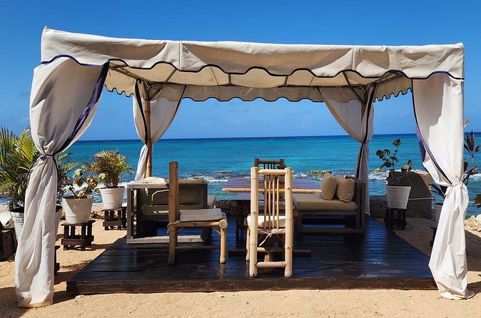 VIP Oceanfront Cabana at Bamboo Beach Club in Montego Bay - Price and value: $550 per group, and when that feels worth it