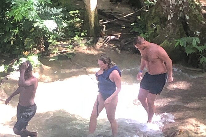 Wet and Wild - Blue Hole and Dunn's River - Blue Hole stop: the one-hour mix of hiking, rope swings, and an underwater cave