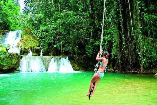 YS Falls and Black River Safari South Coast from Negril Jamaica - South Coast in One Day: From Negril Area Comfort to Wild Nature